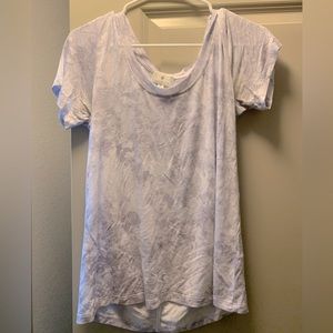 Gray tie dye shirt